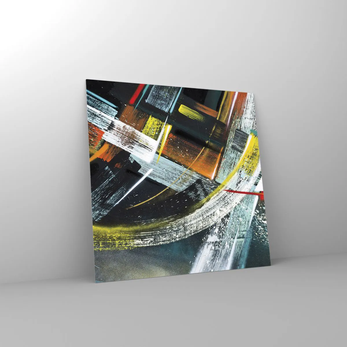 Üveg kép - A mozgás energiája - 40x40 cm