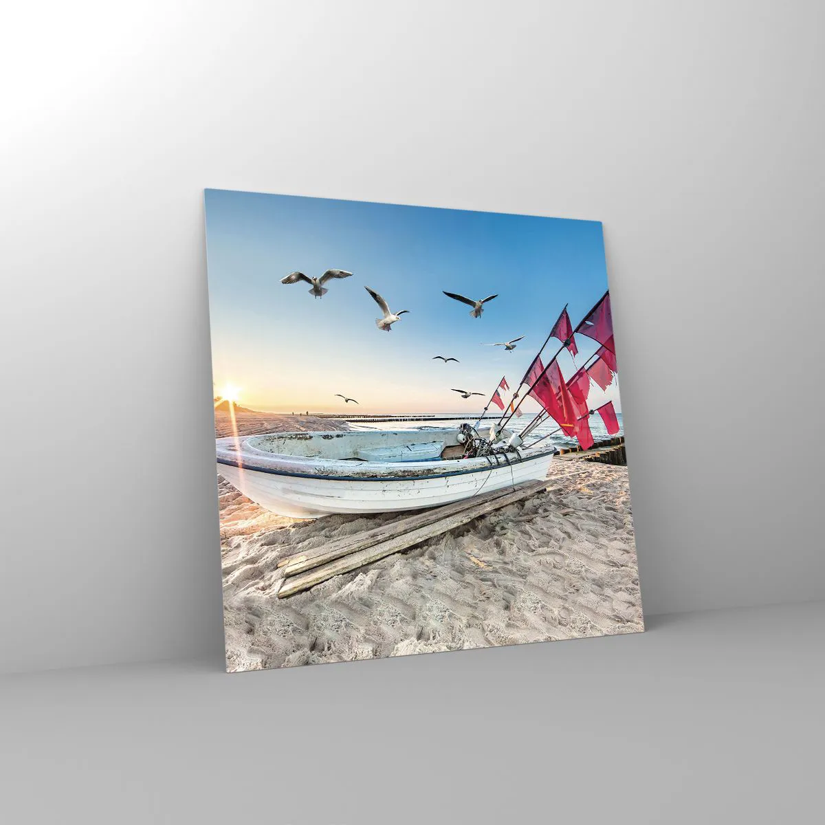 Impression sur verre - Image sur verre - Repos mérité - 40x40 cm