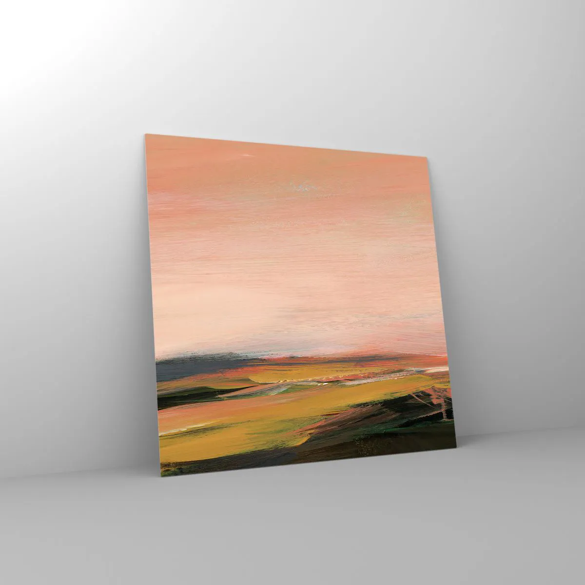 Obraz na skle - V růžových tónech - 40x40 cm