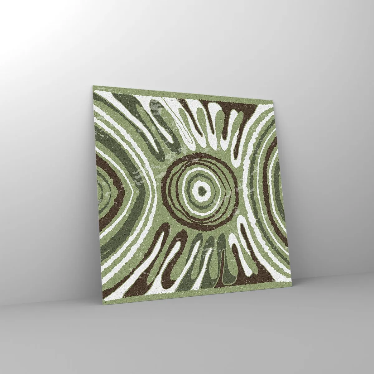 Schilderen op glas - Een explosie van emoties - 40x40 cm