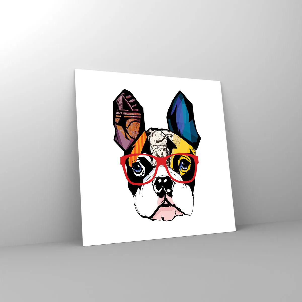 Glasbild - Bild auf glas - Intellektuelle - 50x50 cm