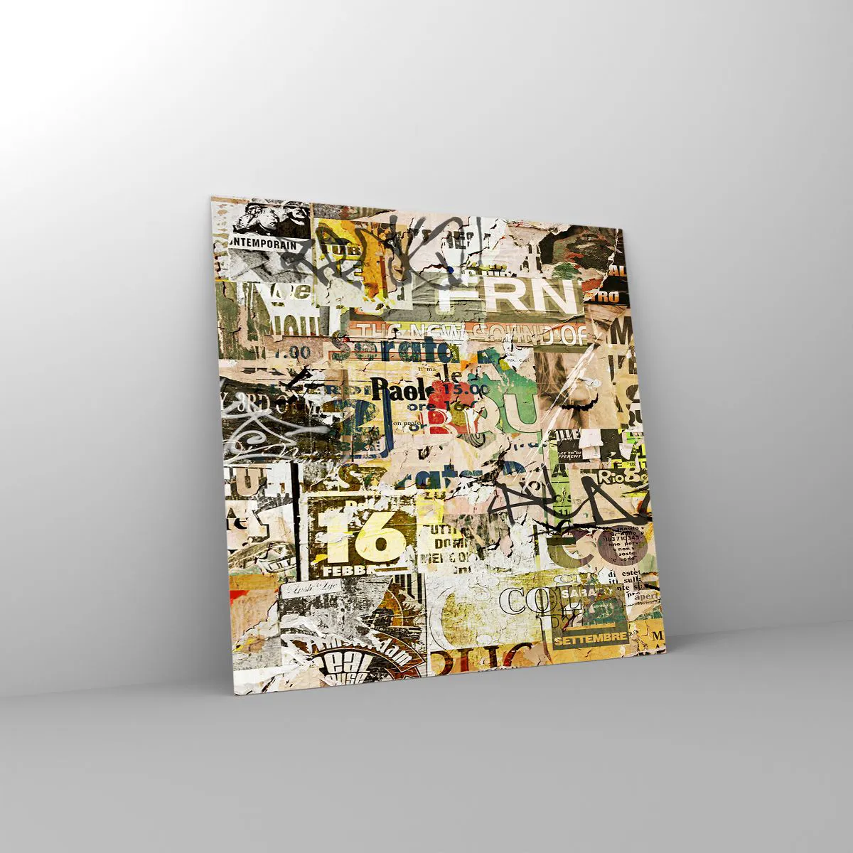 Impression sur verre - Image sur verre - Oh, il se passe quelque chose... - 50x50 cm