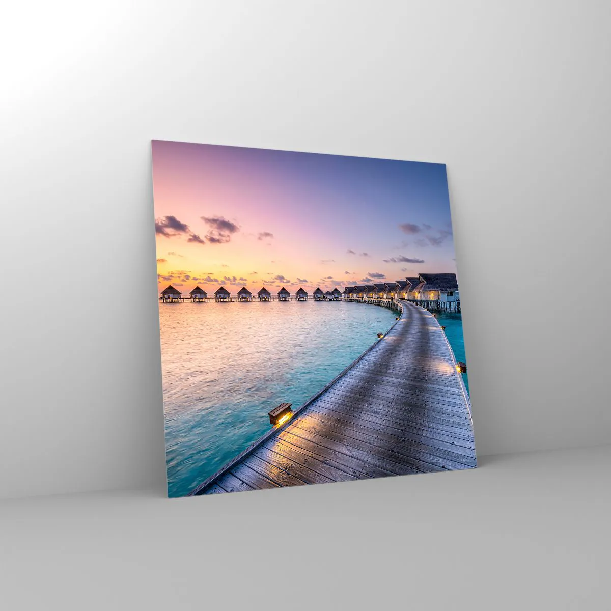 Obraz na szkle - Wakacje - powrót do źródeł - 50x50 cm