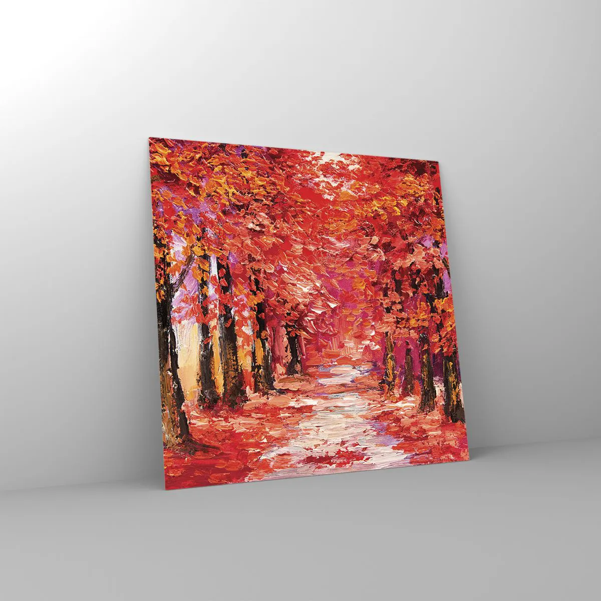 Impression sur verre - Image sur verre - Impression d'automne - 50x50 cm