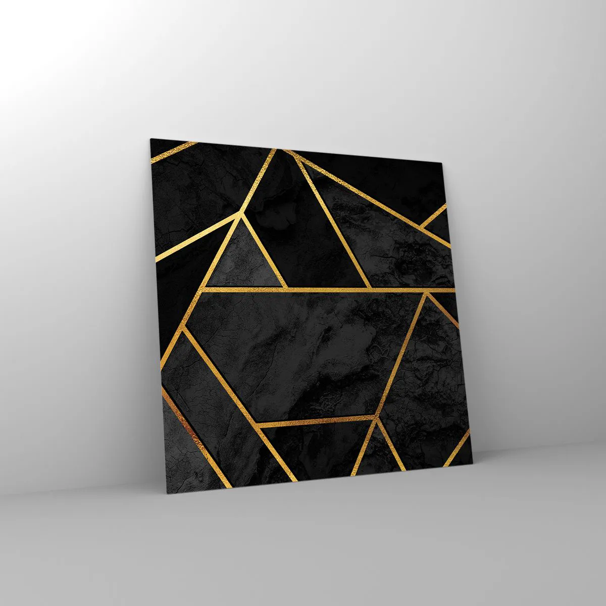 Quadro su vetro - Oscurità e luce - 50x50 cm