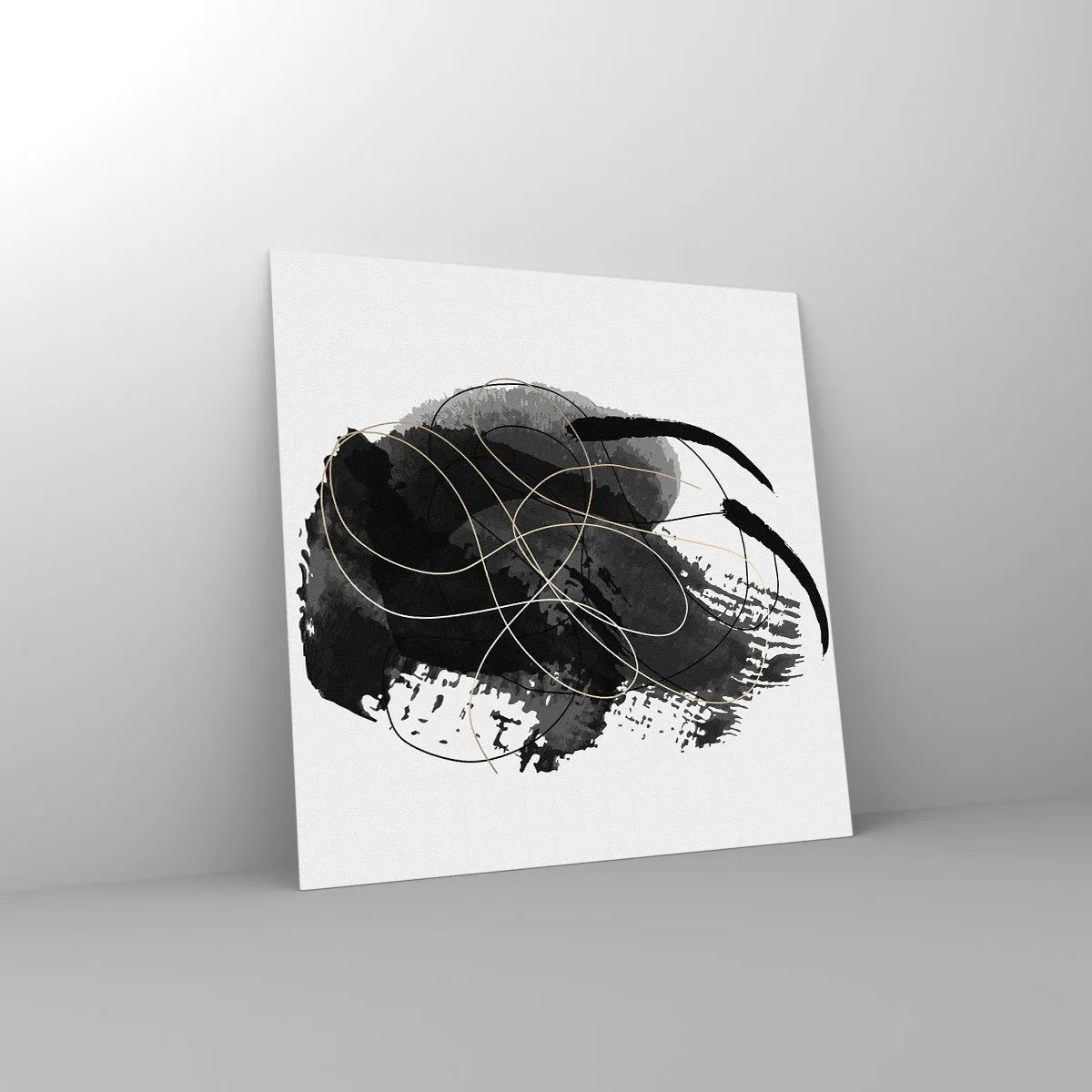 Glass picture - Made from Black - 50x50 cm