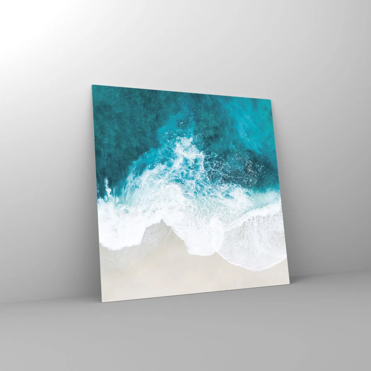 Üveg kép - Természetes simogatás - 50x50 cm