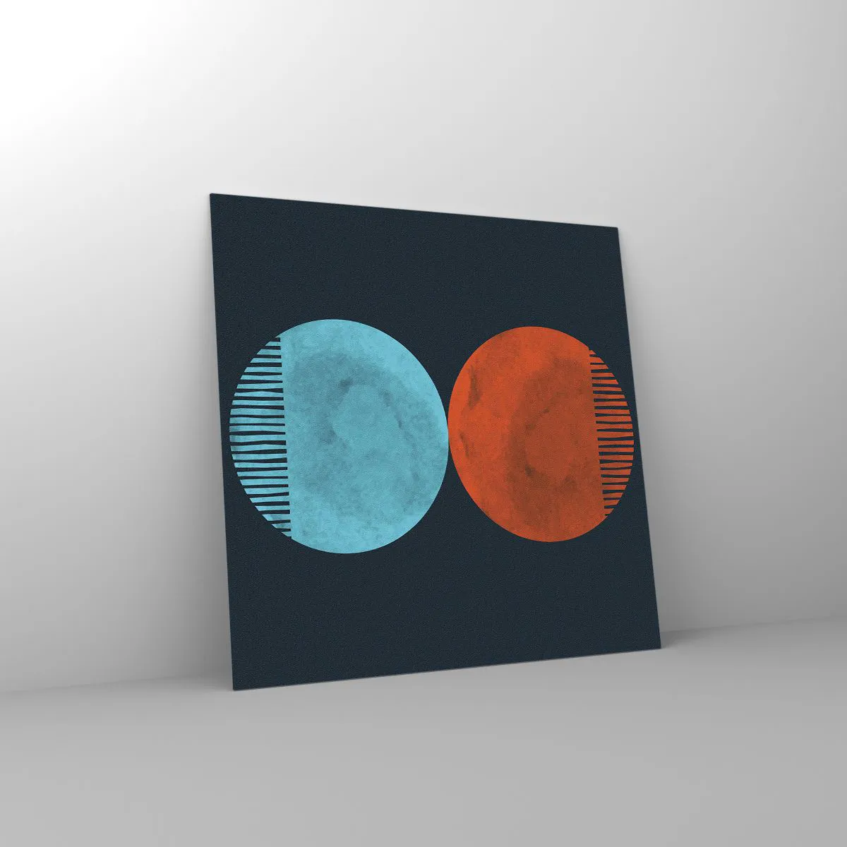 Üveg kép - Csak a geometria? - 50x50 cm