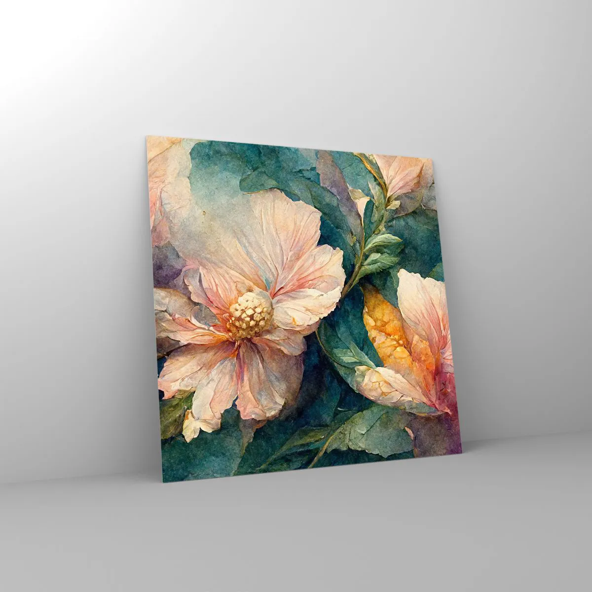 Quadro em vidro - Apenas sutileza - 50x50 cm