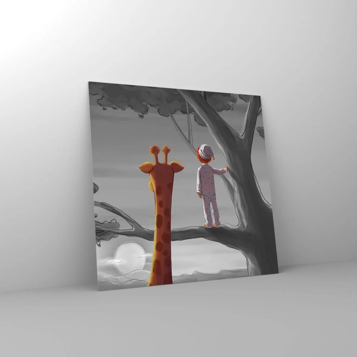 Üveg kép - Ez tényleg történik - 50x50 cm