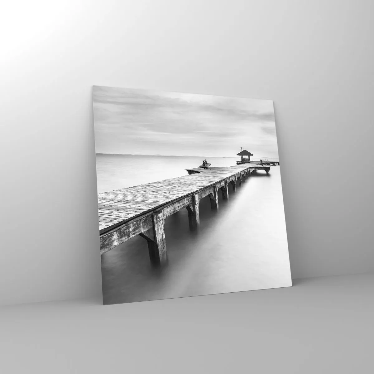 Impression sur verre - Image sur verre - À l'horizon - 60x60 cm