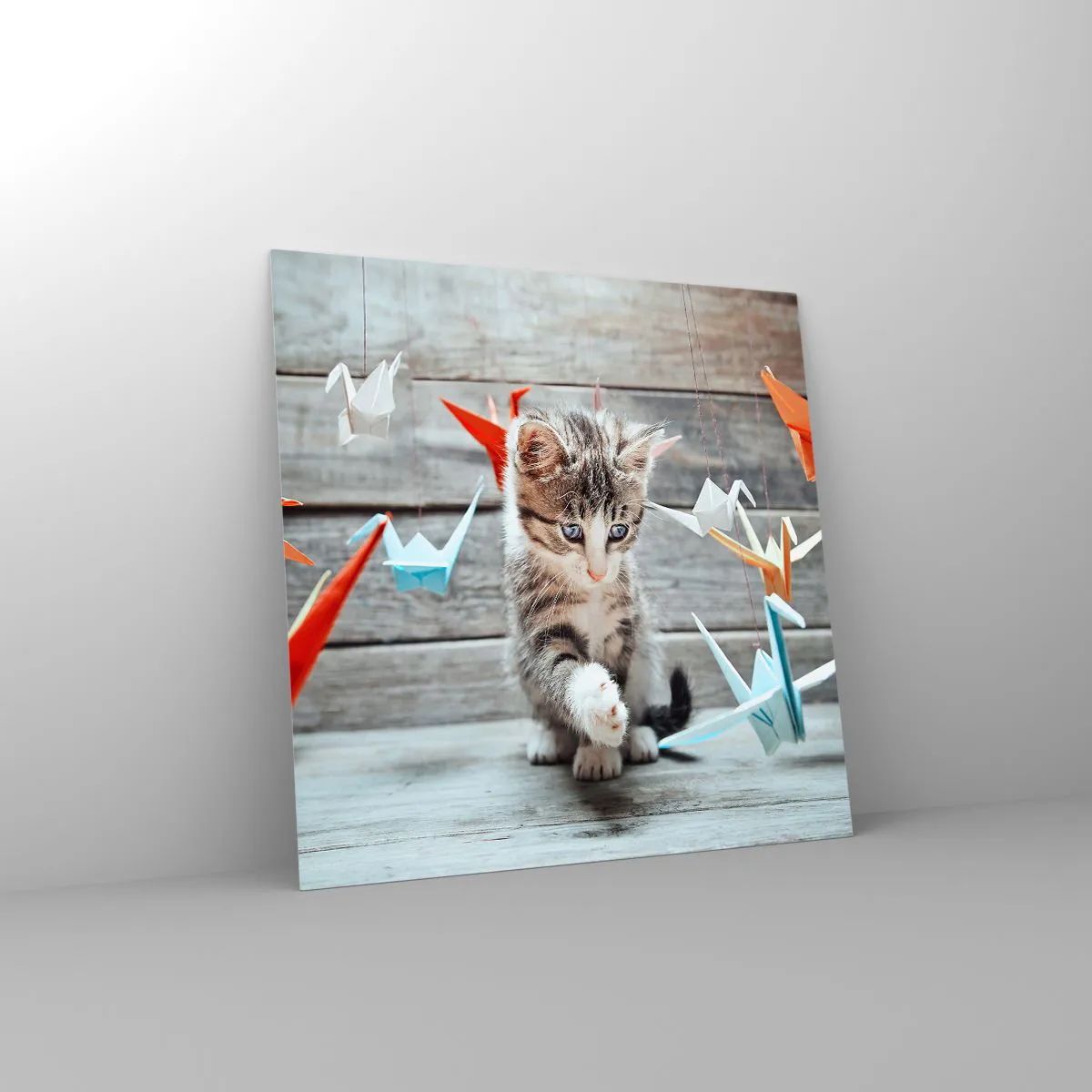 Obraz na skle - První lekce - 60x60 cm