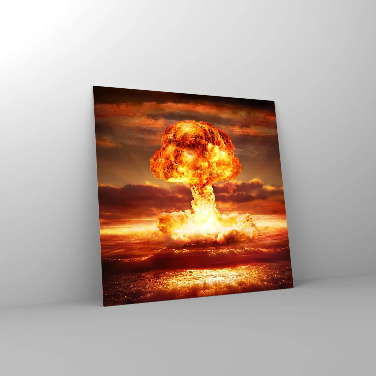 Tablou pe sticlă - Și sfârșitul va veni - 60x60 cm