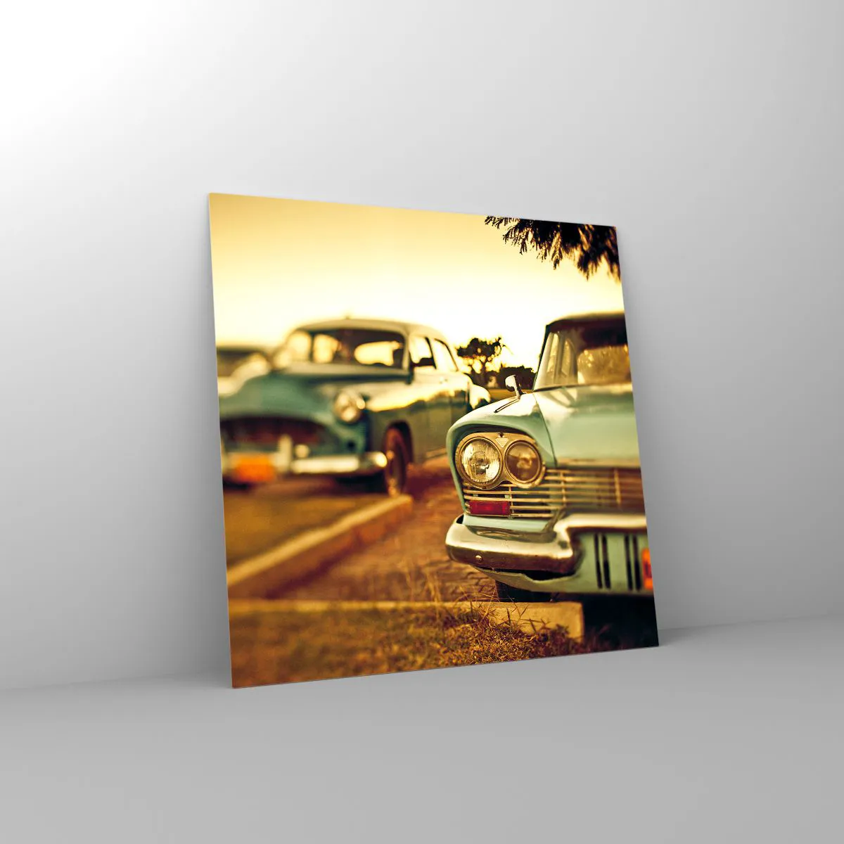 Impression sur verre - Image sur verre - Nous attendrons et verrons - 60x60 cm