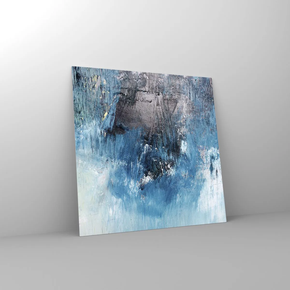 Impression sur verre - Image sur verre - Rhapsodie en bleu - 60x60 cm