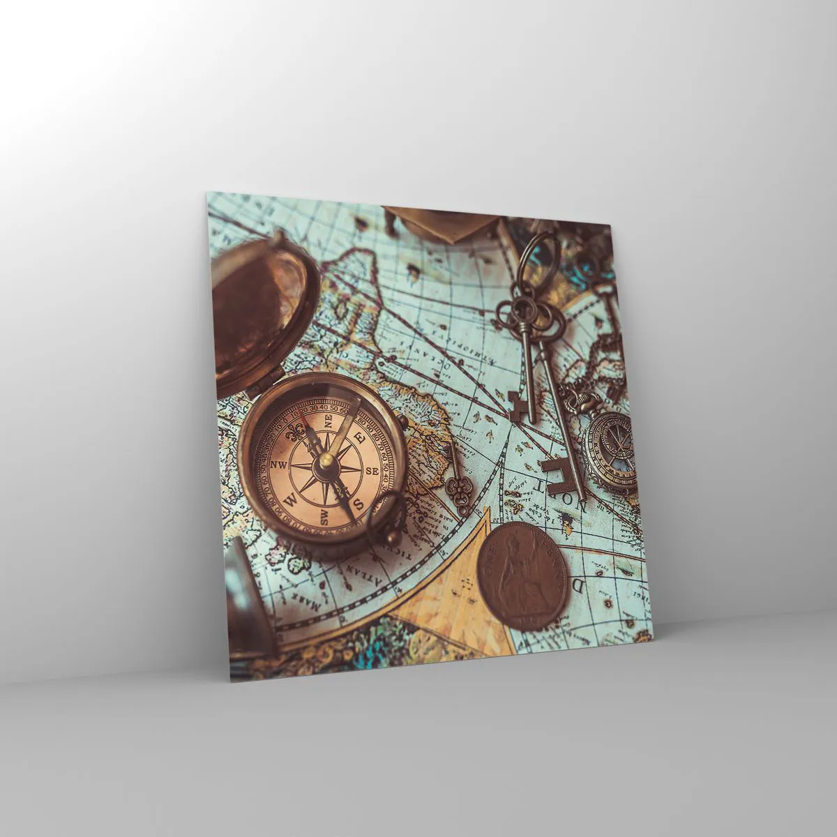 Üveg kép - A kalandvágynak - 60x60 cm