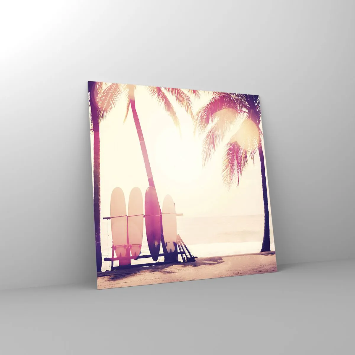 Tablou pe sticlă - Va fi o zi minunată - 60x60 cm