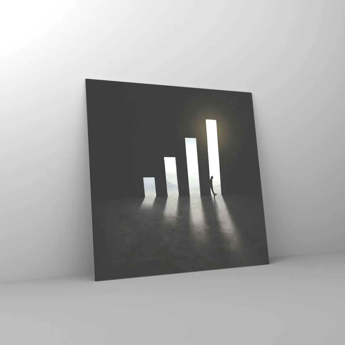 Obraz na szkle - Sukces – impresja - 60x60 cm