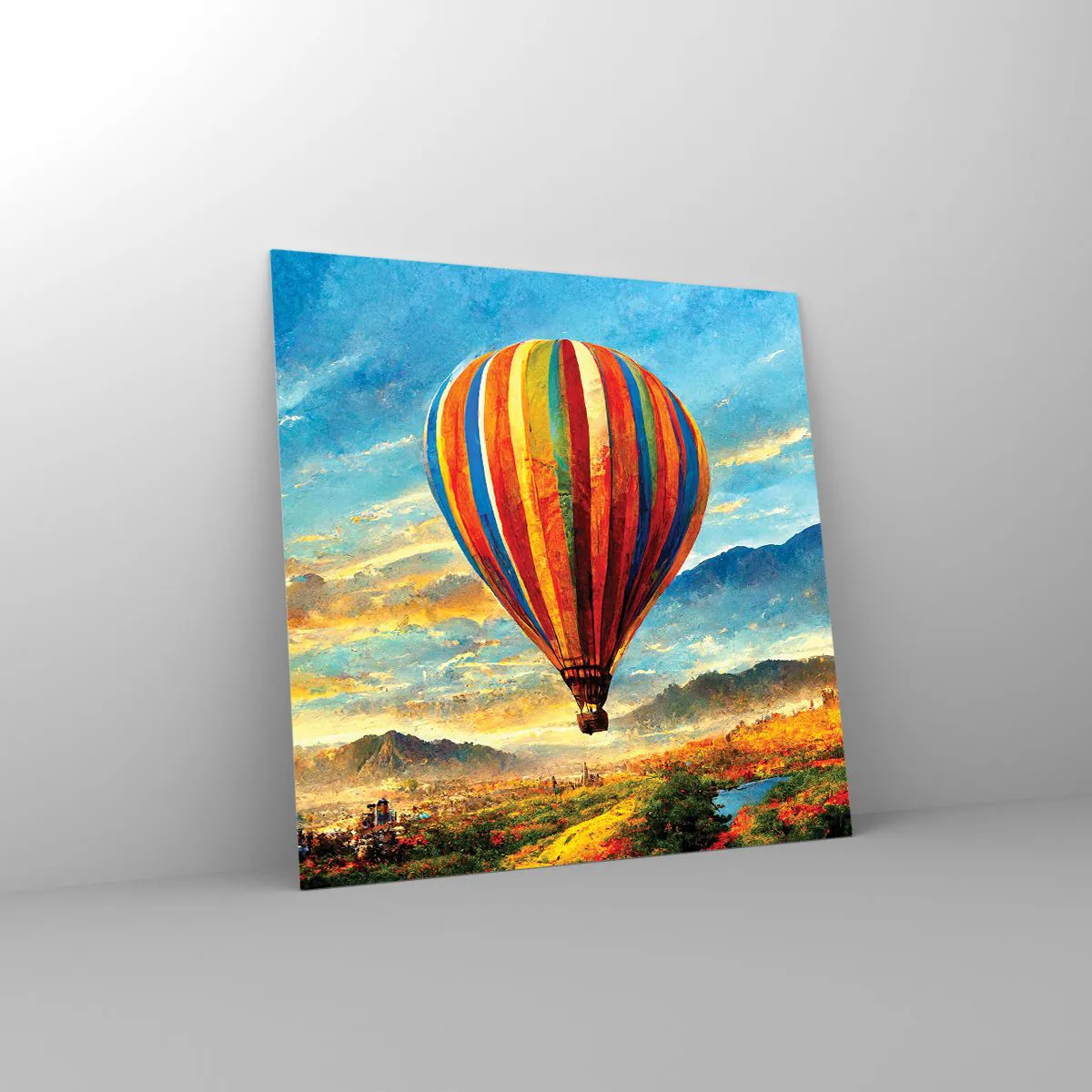 Impression sur verre - Image sur verre - Dans le silence on voit mieux - 60x60 cm