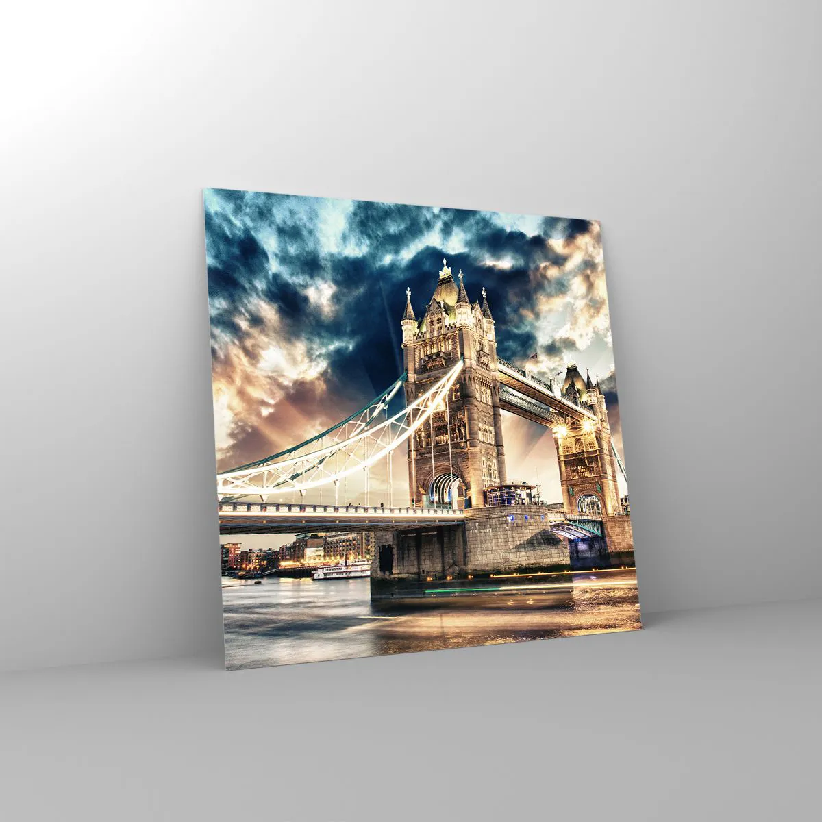 Impression sur verre - Image sur verre - Monument de l'empire victorien - 70x70 cm