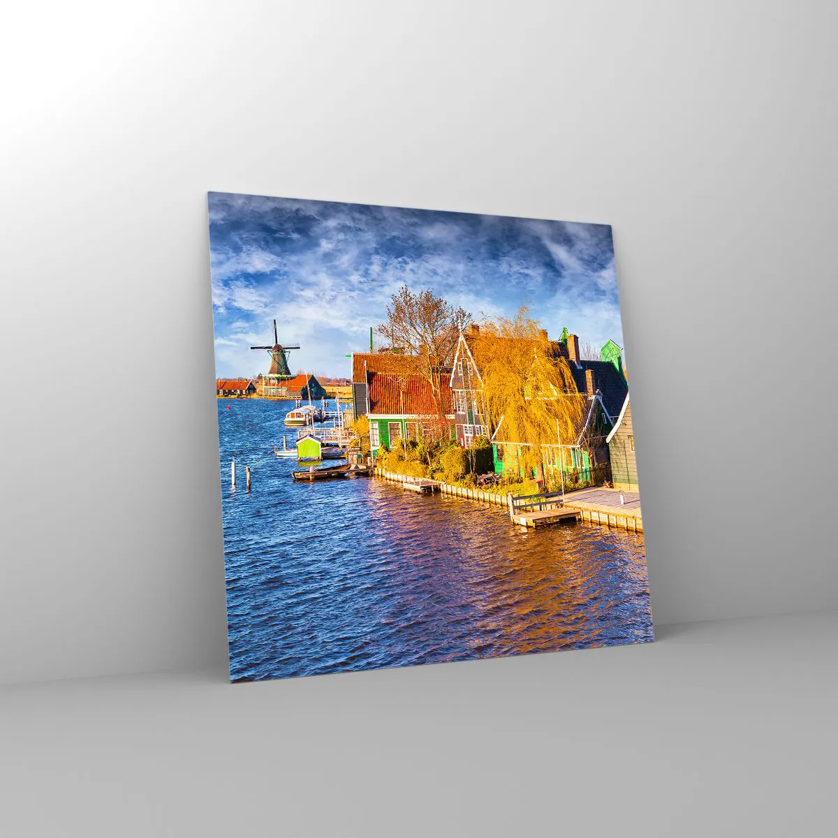 Impression sur verre - Image sur verre - C'est pareil depuis des lustres - 70x70 cm