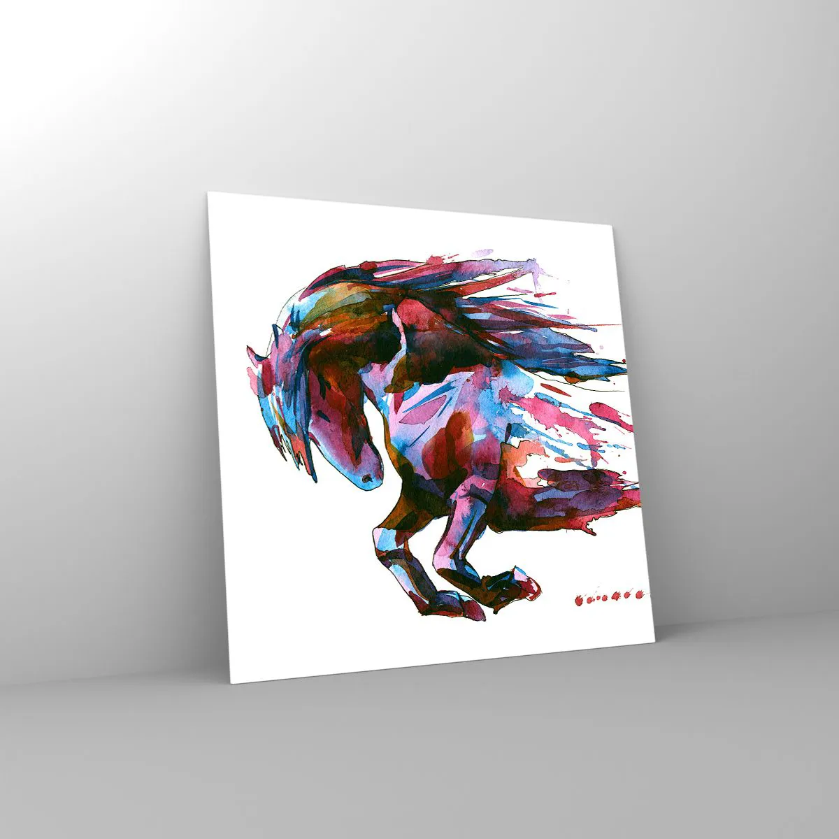 Quadro em vidro - Em êxtase - 70x70 cm