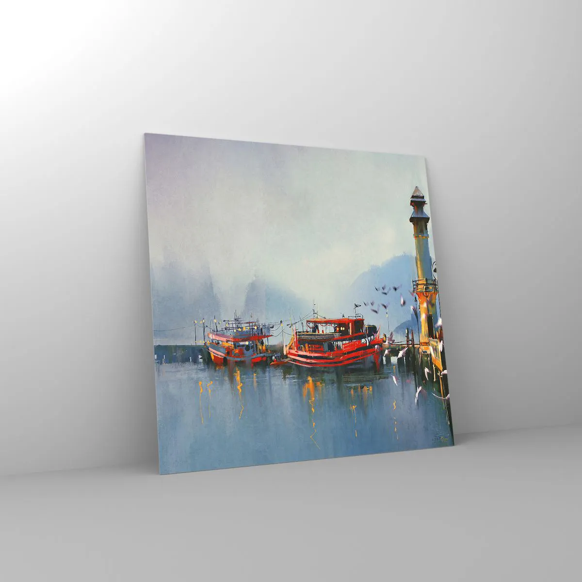 Üveg kép - A világ végén - 70x70 cm