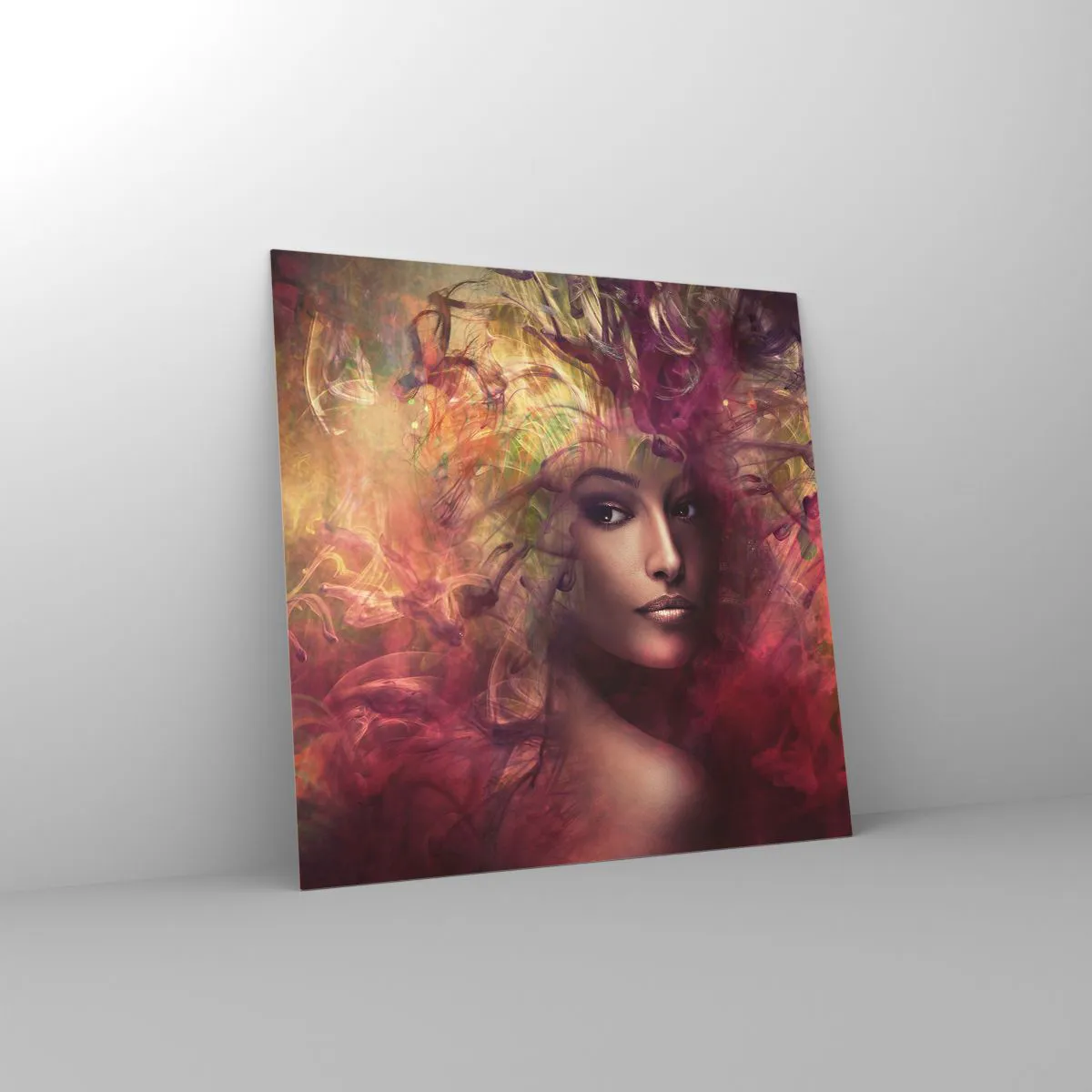 Glasbild - Bild auf glas - Ich bin hier! - 70x70 cm