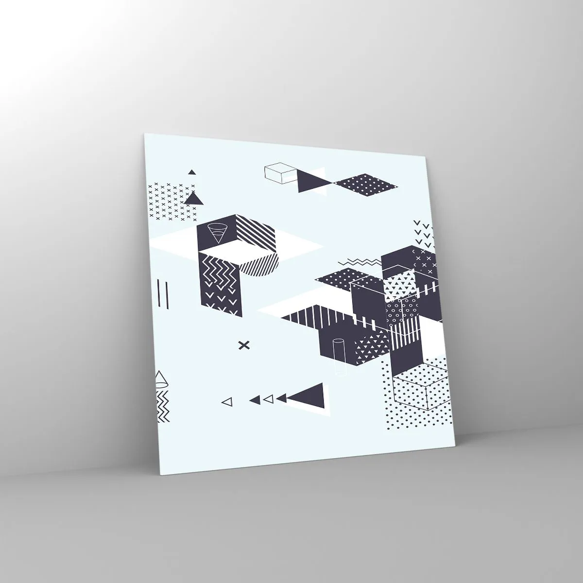 Impression sur verre - Image sur verre - Dans l'âme d'un mathématicien - 70x70 cm