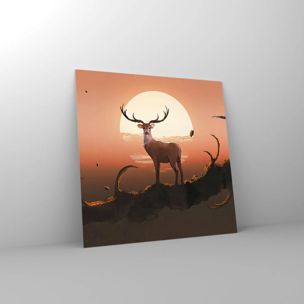 Impression sur verre - Image sur verre - Cette nuit ne ressemble à aucune autre - 70x70 cm