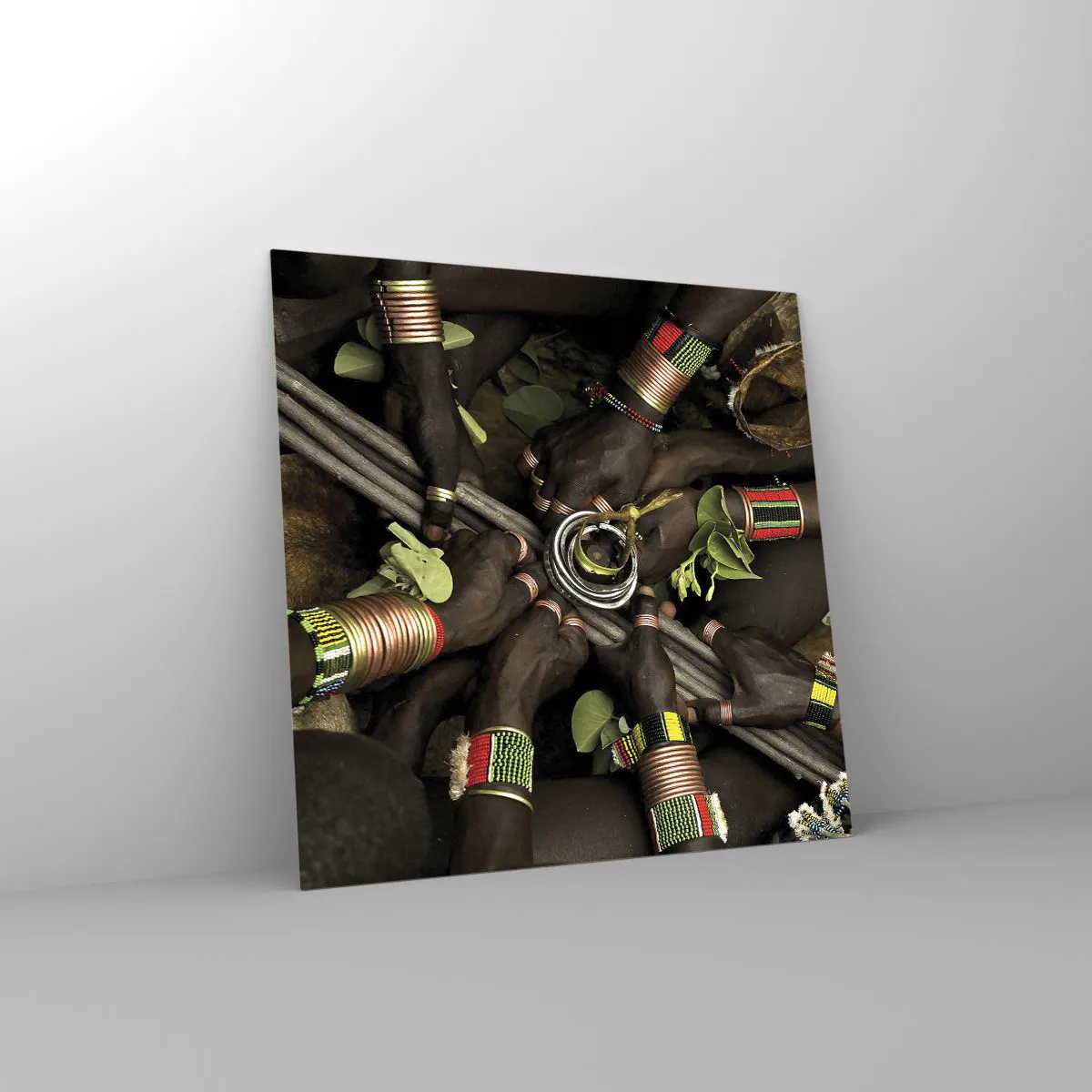 Impression sur verre - Image sur verre - Nous sommes ensemble - 70x70 cm