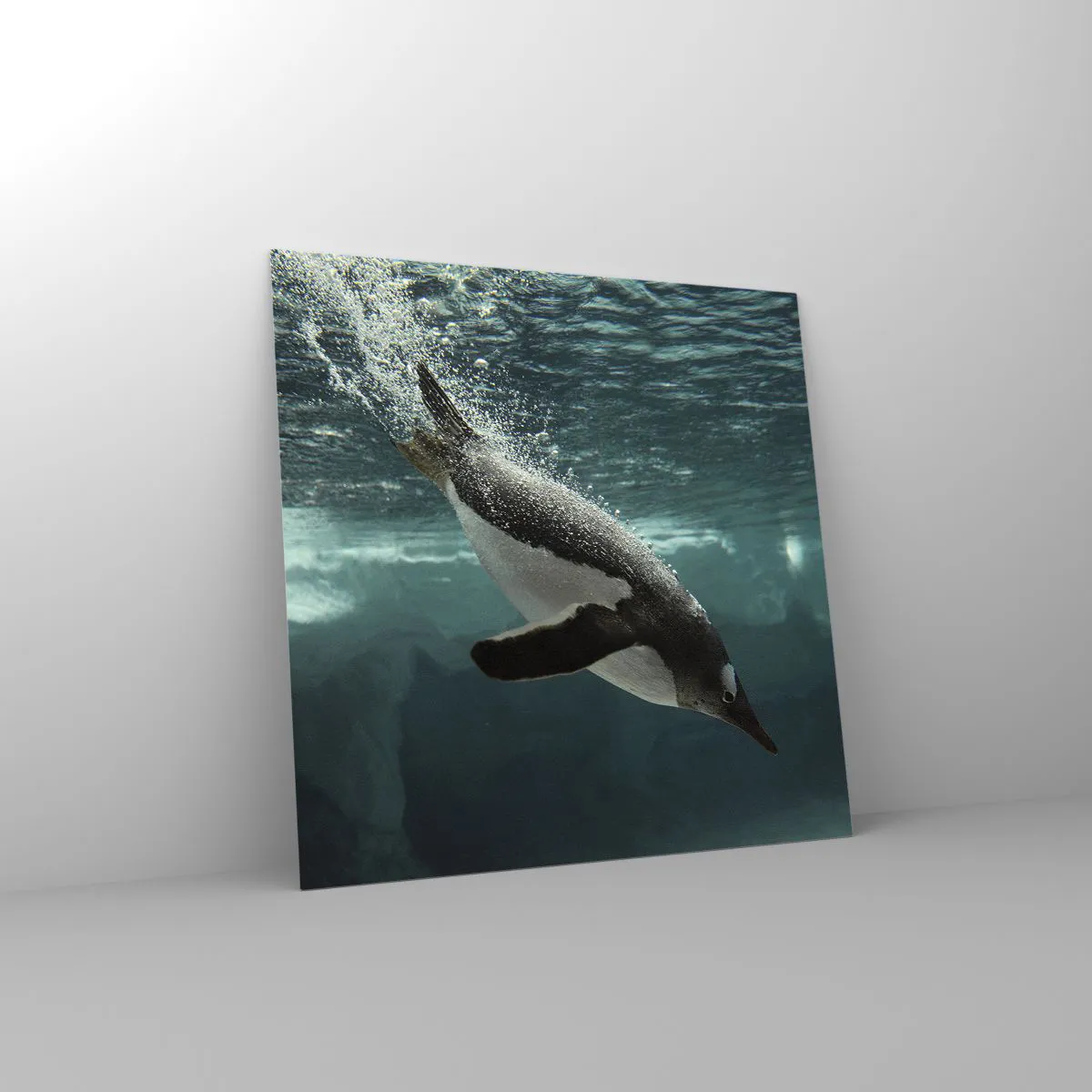 Quadro su vetro - Benvenuto nel mio mondo - 70x70 cm