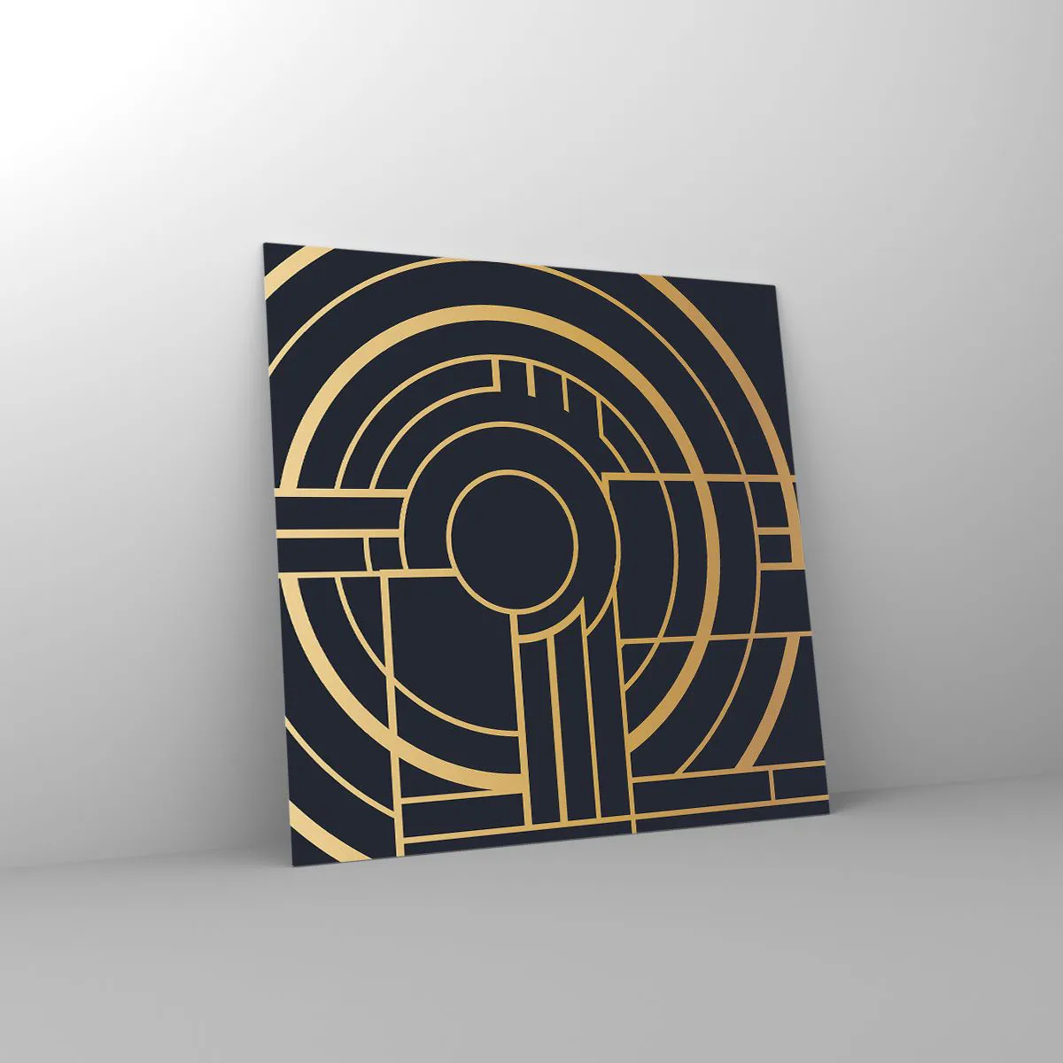 Obraz na skle - Obraty události - 70x70 cm