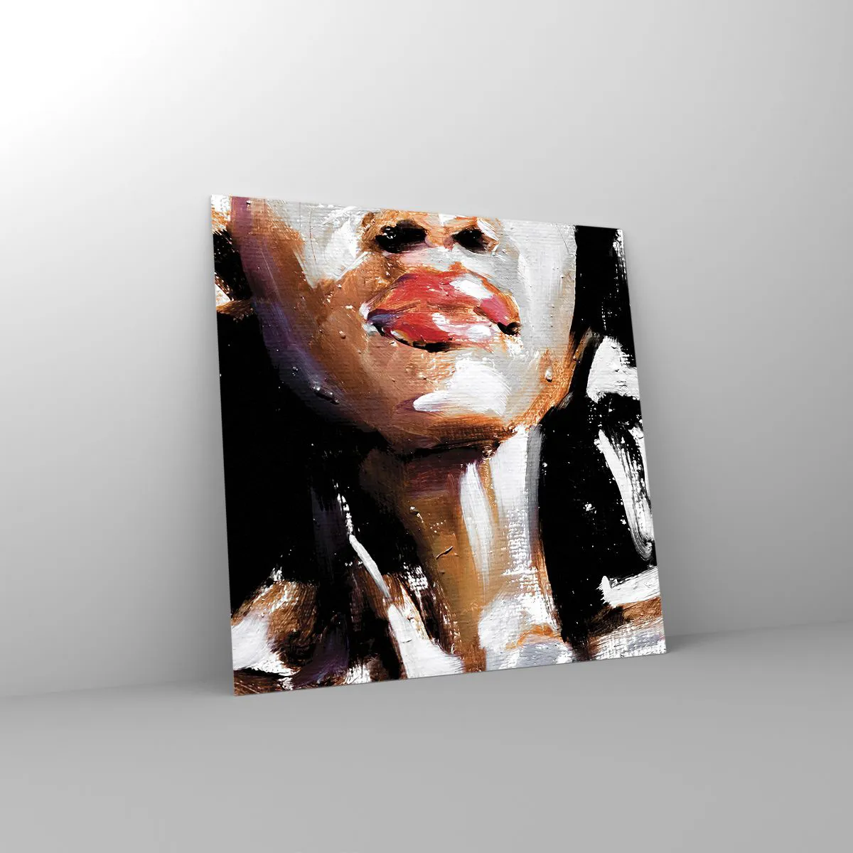 Schilderen op glas - Trots zonder vooroordelen - 70x70 cm