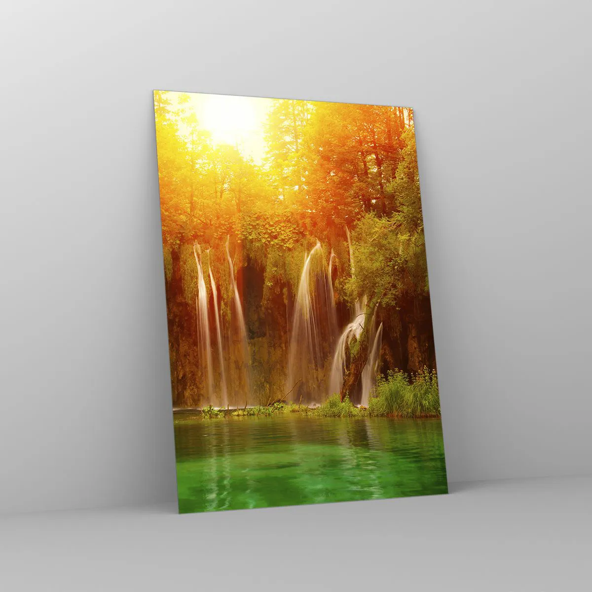 Üveg kép - A napon és az árnyékban - 50x70 cm