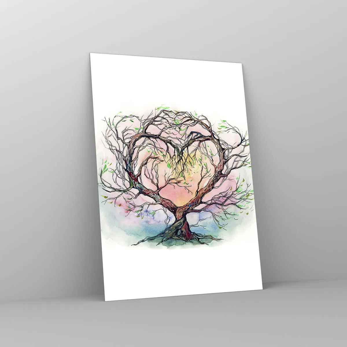 Glass picture - Together Against the Wind - 50x70 cm