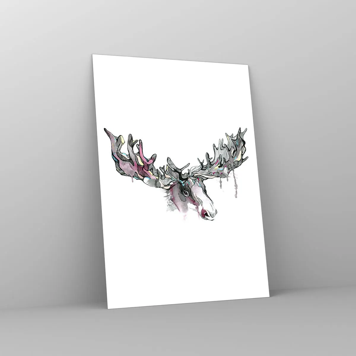 Glass picture - Crown of the King of the Forest - 50x70 cm