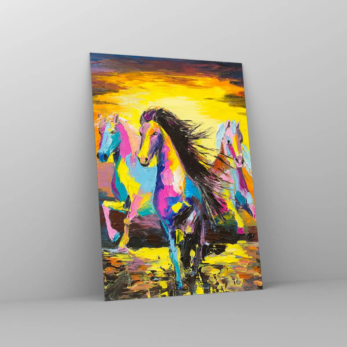 Tablou pe sticlă - Scufundați în lumină - 50x70 cm