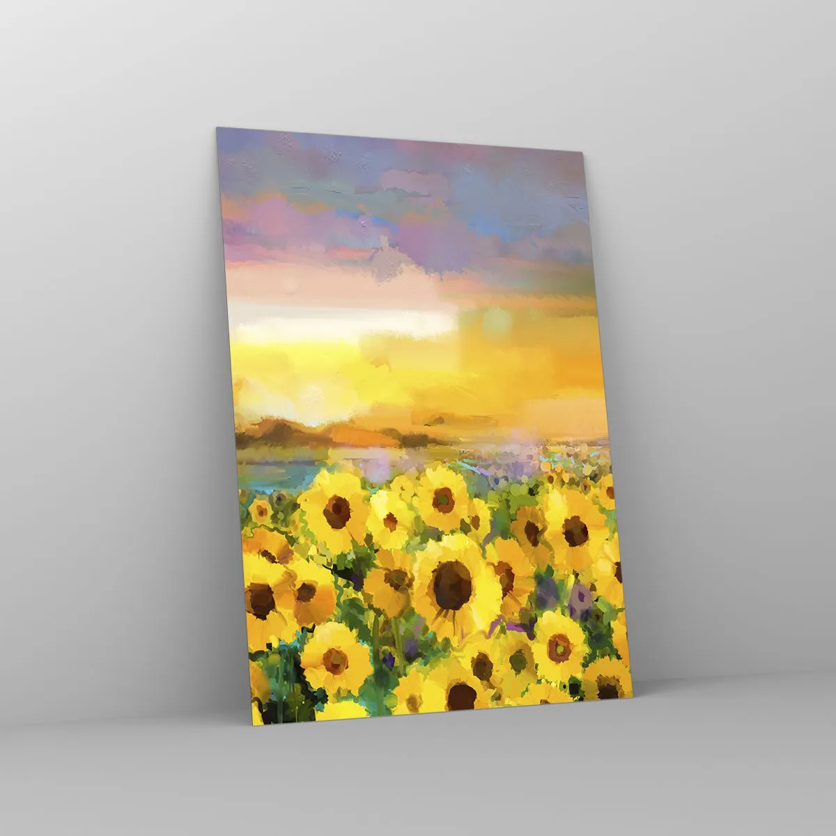 Glass picture - The Sun Itself Has Come to Earth - 50x70 cm