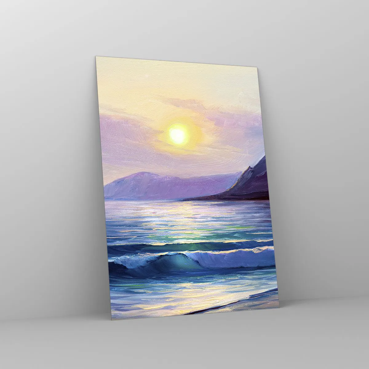 Glass picture - Crystal of Water and Air - 50x70 cm