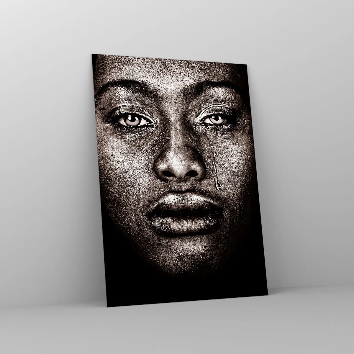 Üveg kép - Egy könnycsepp - 50x70 cm