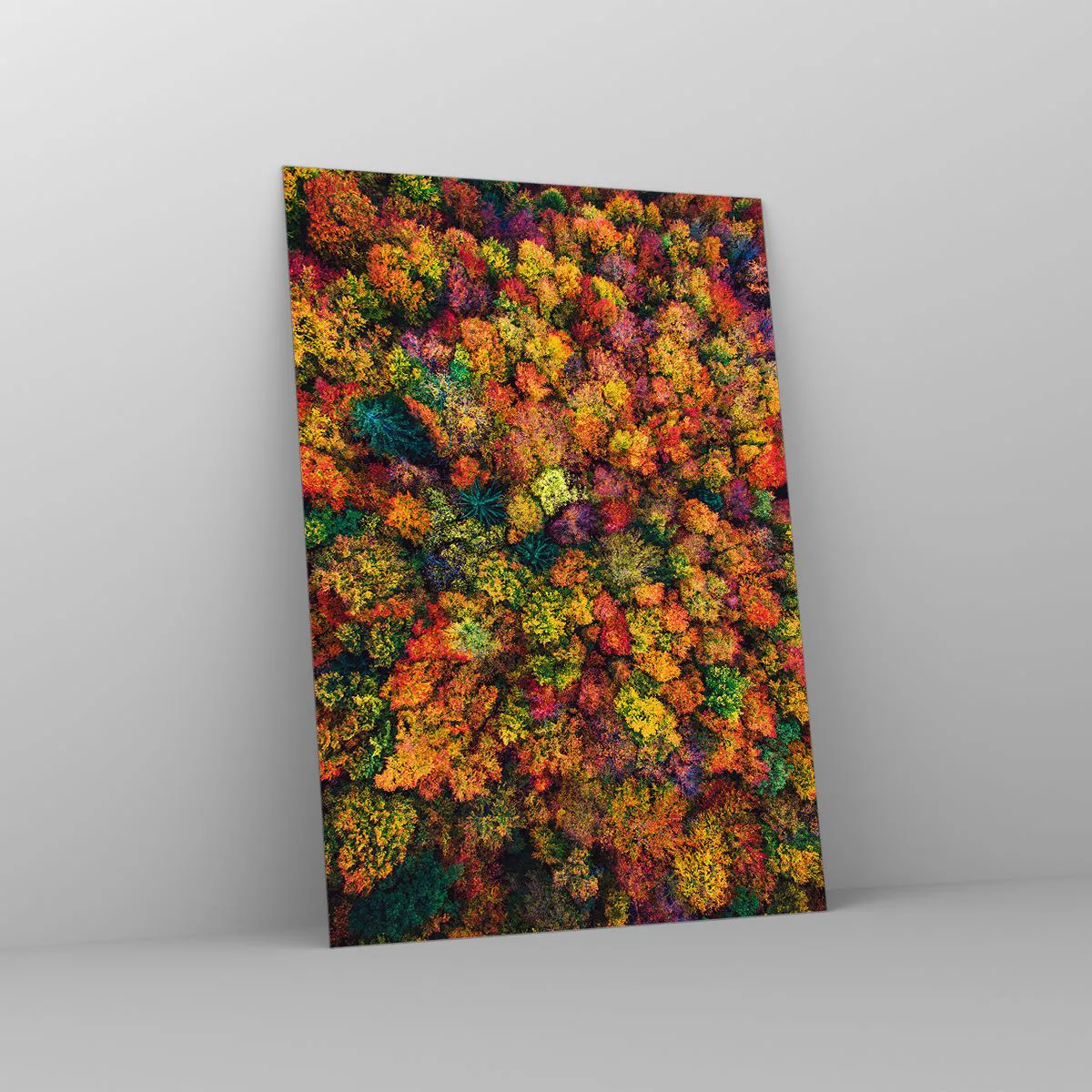 Üveg kép - Őszi facsokor - 50x70 cm