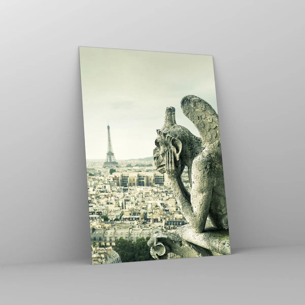 Üveg kép - Párizsi csevegés - 50x70 cm