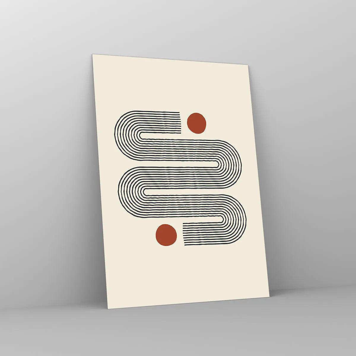 Obraz na skle - Od začátku do konce - 50x70 cm