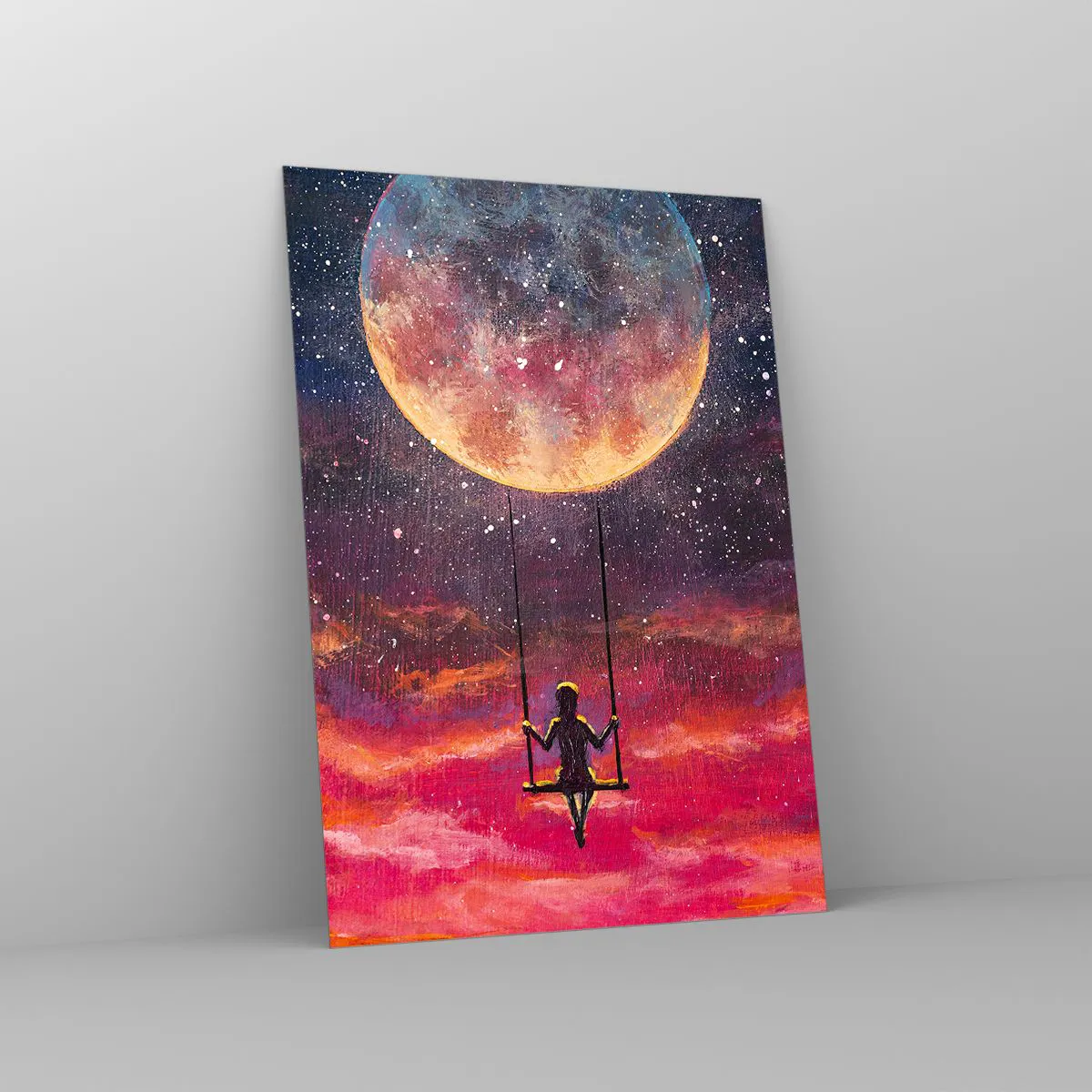 Üveg kép - Álmodozva - 50x70 cm