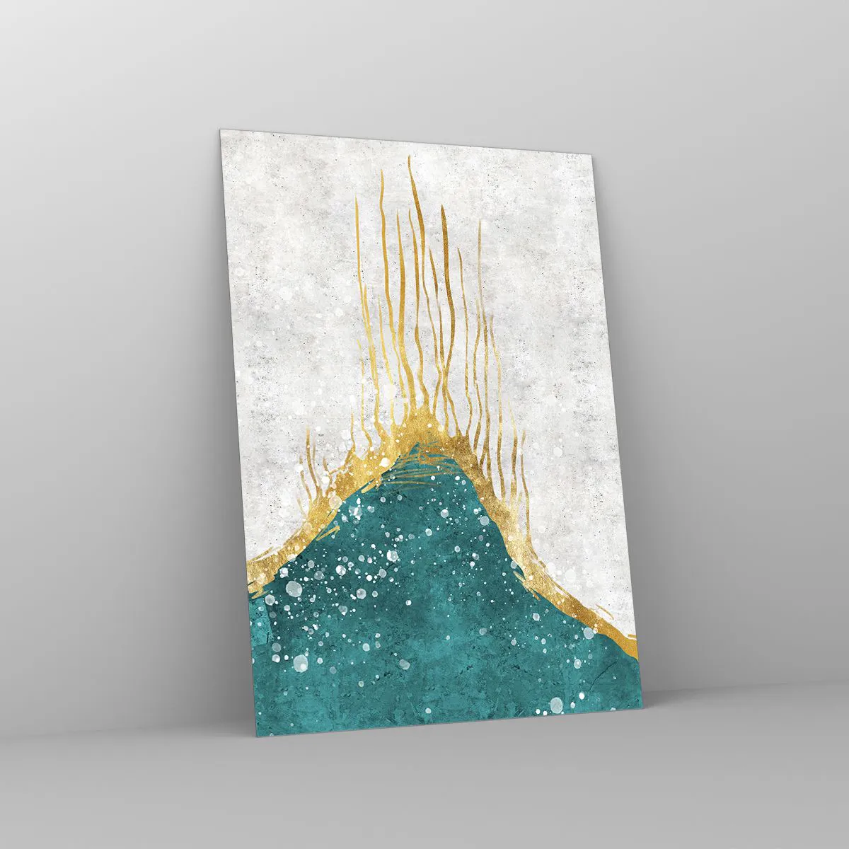 Billede på glas - Gyldent tidevand - 50x70 cm