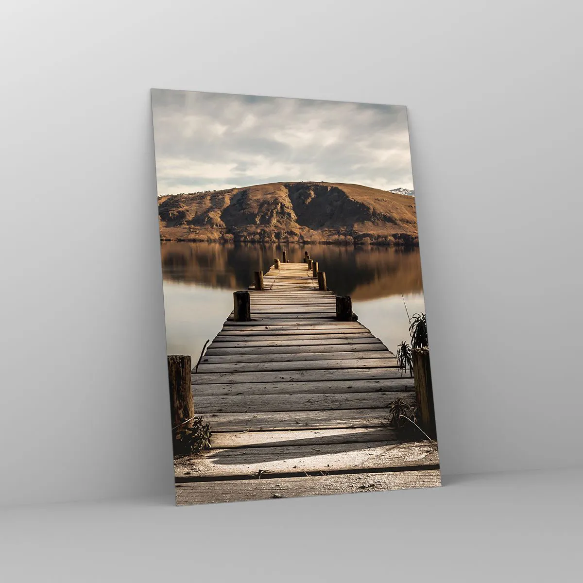 Obraz na skle - Krajina v tichu - 50x70 cm