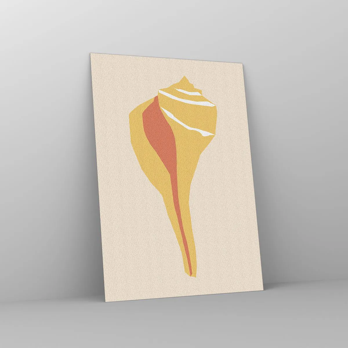 Obraz na skle - Organická abstrakce – růst - 50x70 cm