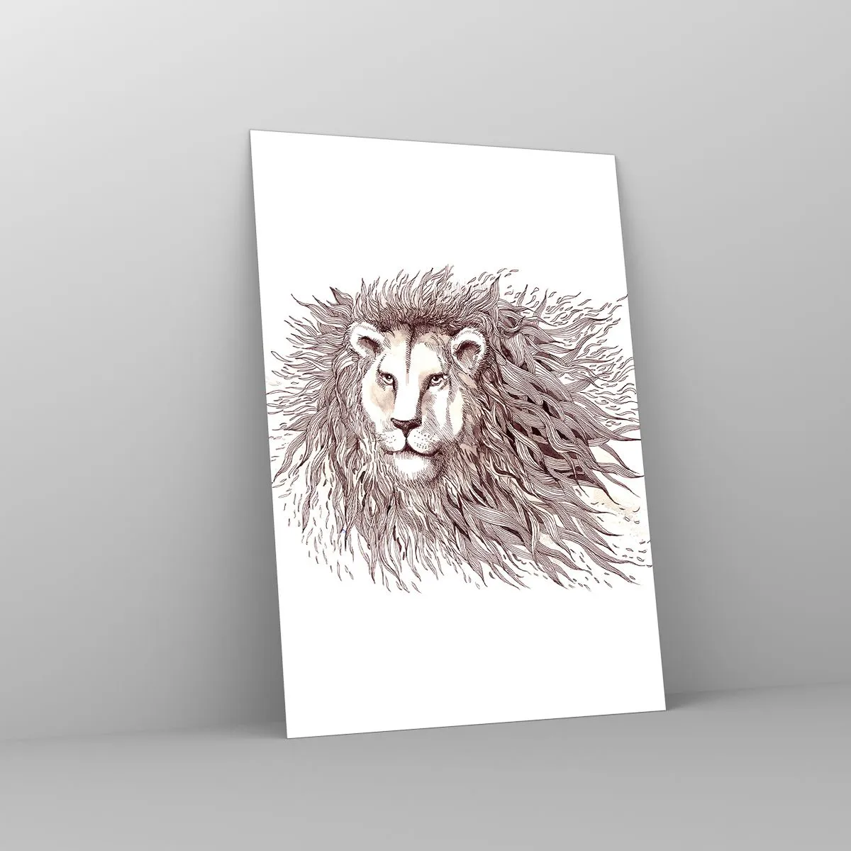 Tablou pe sticlă - Împăratul flamboaiant - 70x100 cm