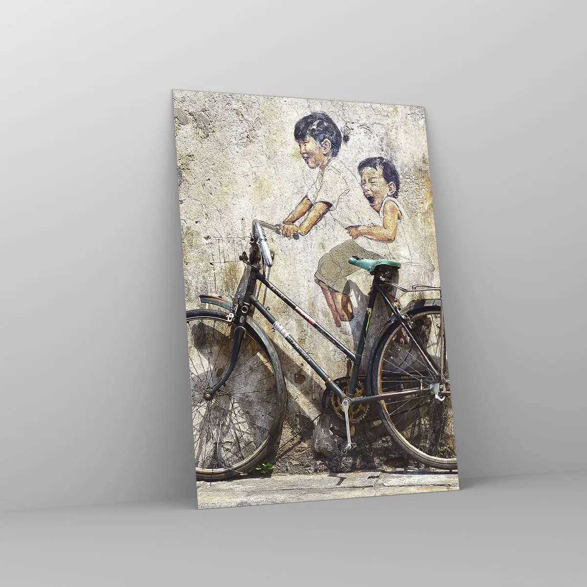 Üveg kép - Igaz, vagy hamis? - 70x100 cm